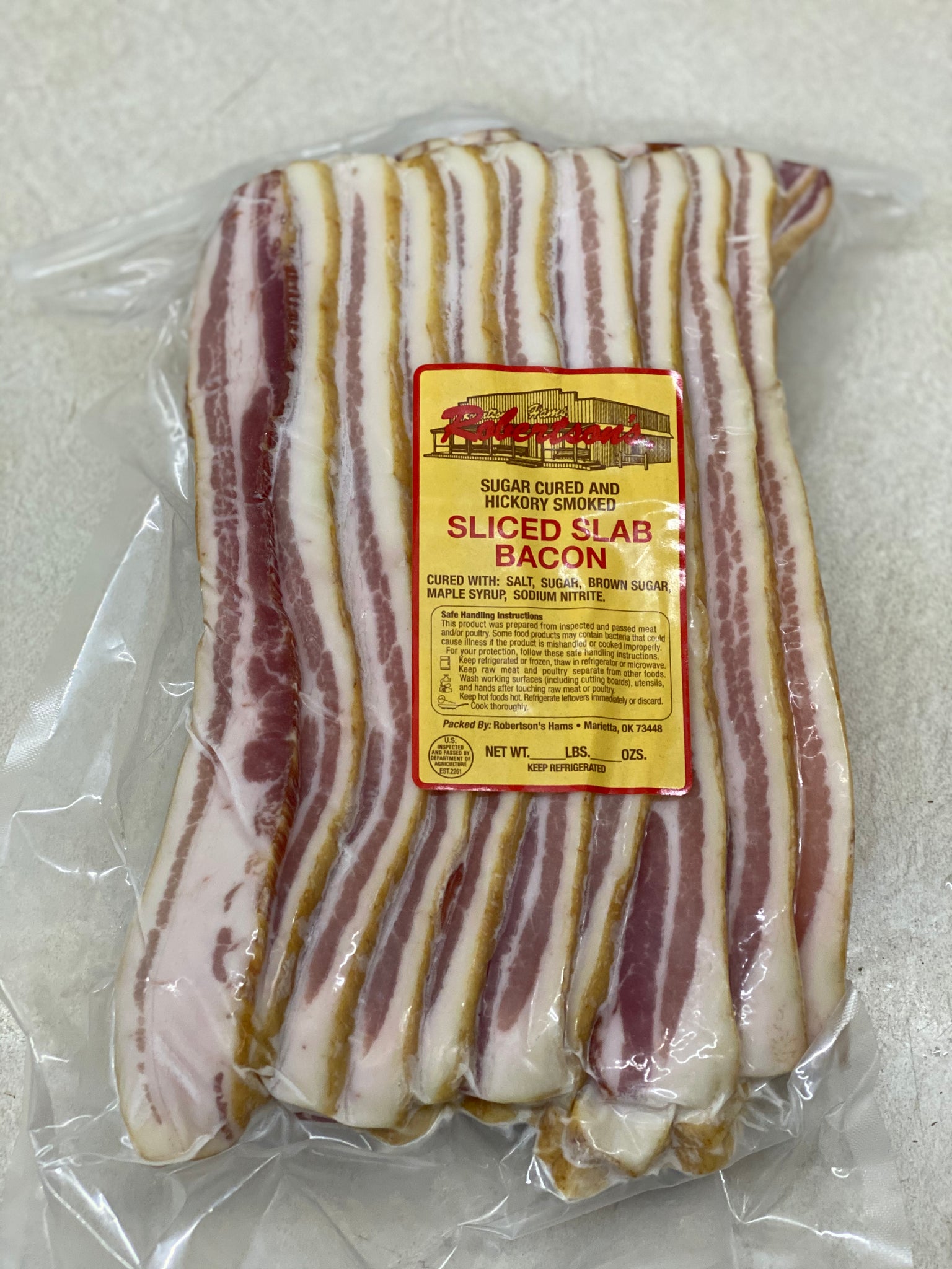 Sliced Hickory-Smoked Country Bacon